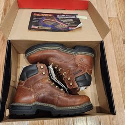 Wolverine W02421 MEN'S RAIDER DURASHOCKS 6" BOOT Sz 8