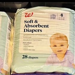 Diapers Walgreens And Pampers, Size 4, And 6 Available
