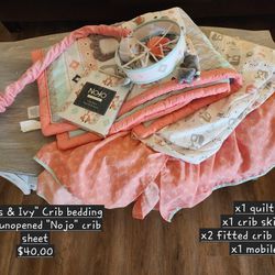 Crib Bedding Set/crib Mattress & Liner/blankets