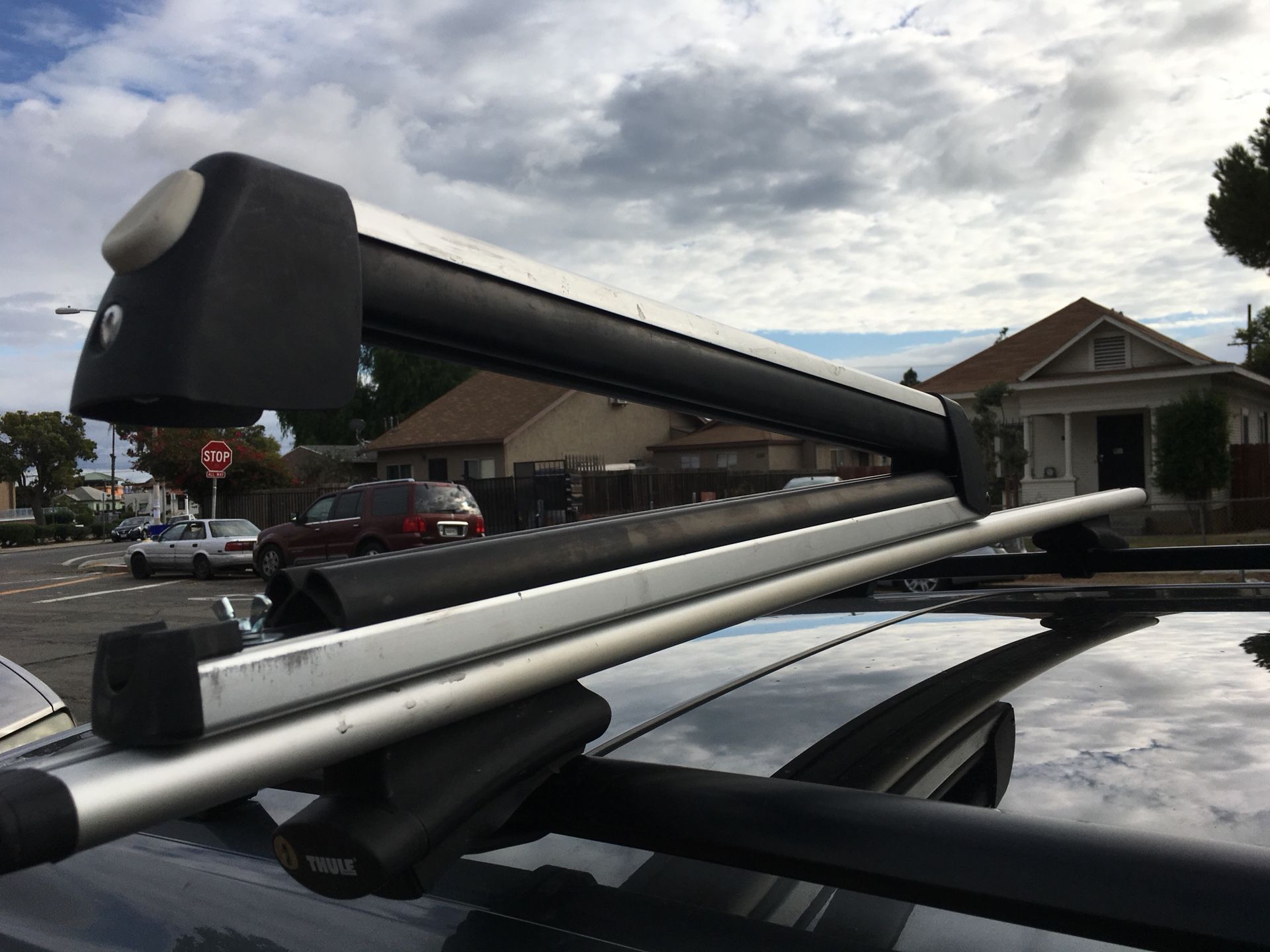Thule t slot ski snowboard roof rack attachments for Sale in San Diego