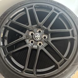 4 Tires With Rims and Floor Mats - For Toyota Corolla (2020-2025)