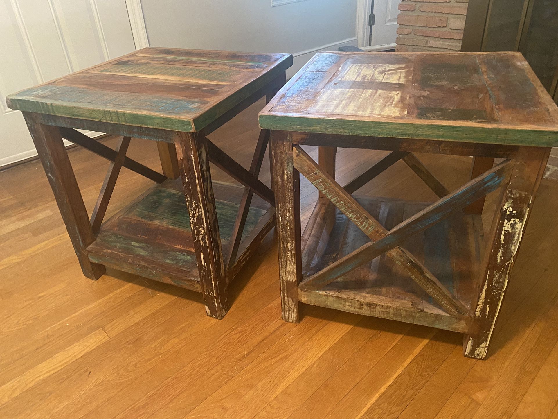 Wooden End Tables 