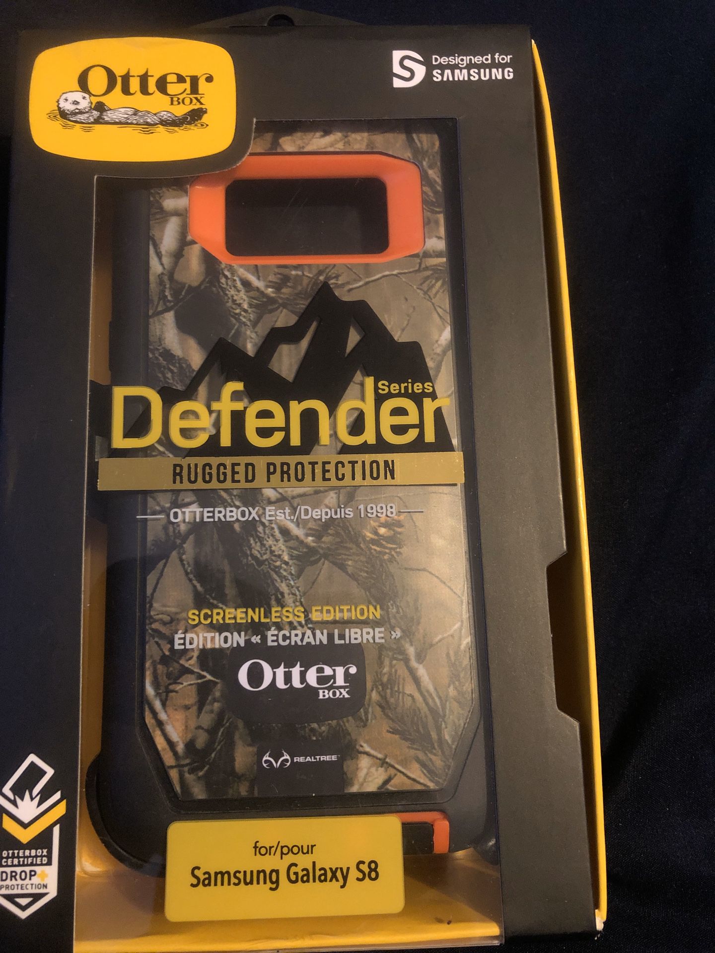 Otterbox defender case and iPhone glass protector
