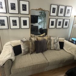 FREE Comfortable 3-Seater Sofa - pillows included 