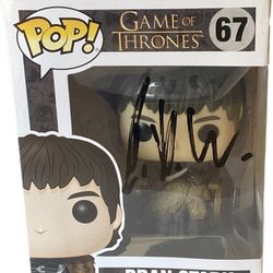 Isaac Hempstead Wright Signed Autographed Game of Thrones Bran Stark Funko PSA