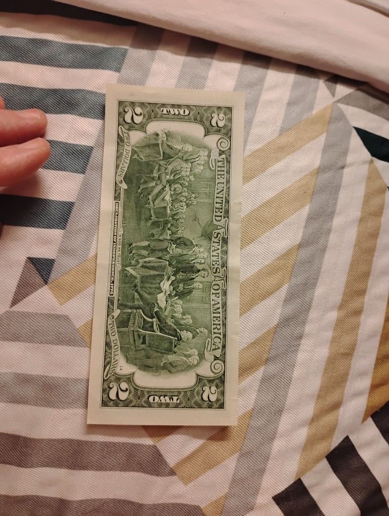 Rare Two Dollar Bill From 2013