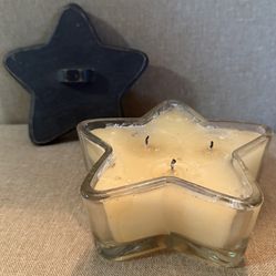 Star Candle With Lid
