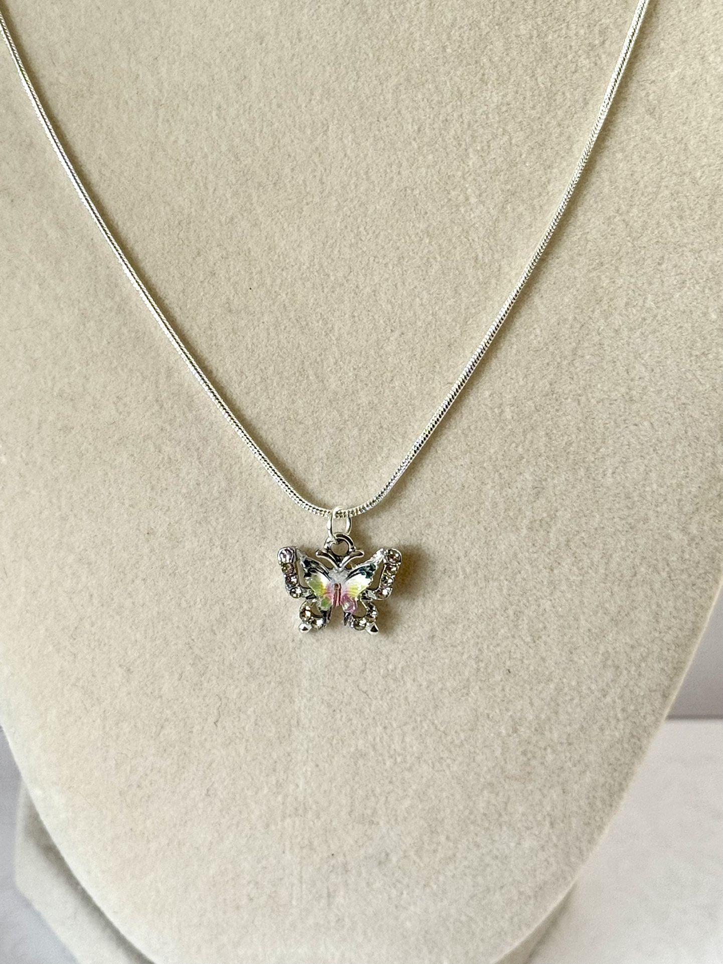 Sterling Silver Butterfly Necklace