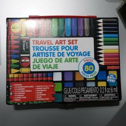 Travel Art Set 80 Pieces