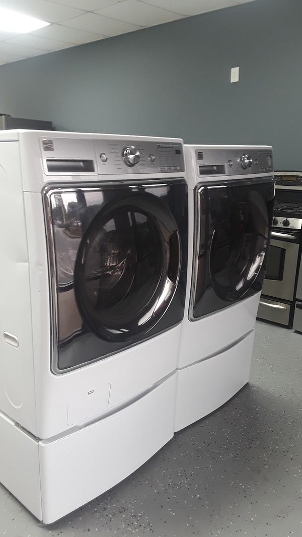 KENMORE ELITE WASHER & DRYER SET ACCELA WASH STEAM CYCLES KENMORE