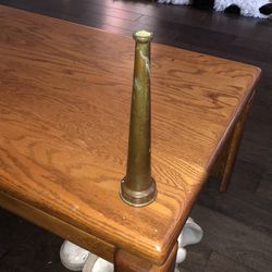 Brass fire hose nozzle￼