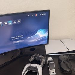 ps5 & monitor 