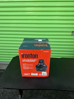Ironton Oil-Free Pancake Air Compressor, 0.3 HP, 3 Gallons, 110 PSI