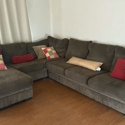 Brown Sectional