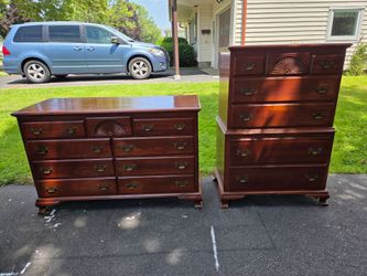 Stunning Solid Cherry Dresser Set