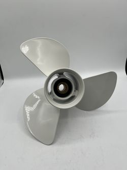 13 1/4x17-K Boat Motor Aluminum Propeller, Compatible with Yamaha Outboard Engines, 6E5-45945-01-EL