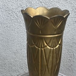 Golden Crystal Vase