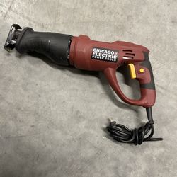 Chicago Electric Reciprocating Saw With Adjusting Head