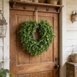 24" Green Eucalyptus Wreath UV Resistant