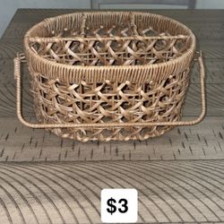 Wicker Organizer $3 