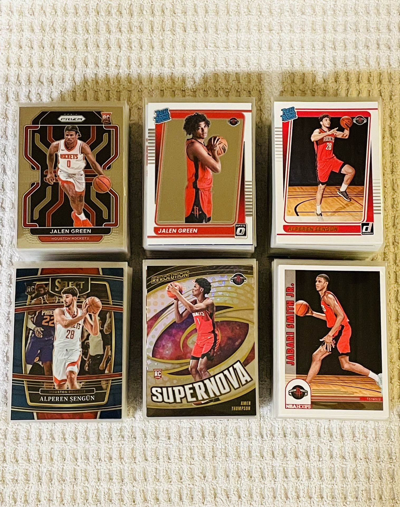 Houston Rockets 345 Card Basketball Lot! Rookies, Prizms