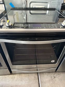 Whirpool Electric slide Glas stove