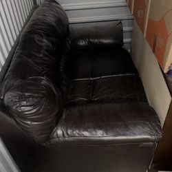 Brown Loveseat