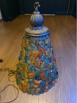 Vintage chunky lamp