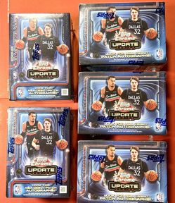 2025-26 TOPPS CHROME UPDATE Basketball VALUE BLASTER NBA 5 BOX LOT