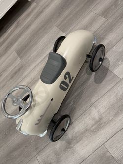 Retro Kids Ride-On Toy Race Car