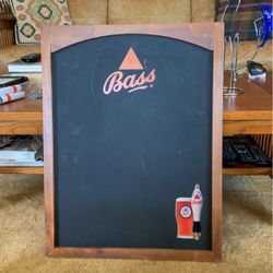 Vintage Bass Pale Ale Bar Chalkboard 