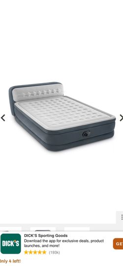 QUEEN AIR MATTRESS WITH HEADBOARD