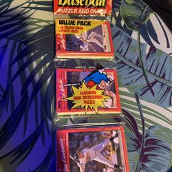 Donruss 1989 Baseball Puzzle & Cards