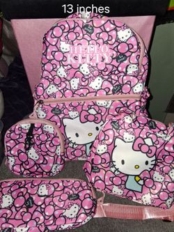 Hello Kitty 4 piece 13 inch backpack