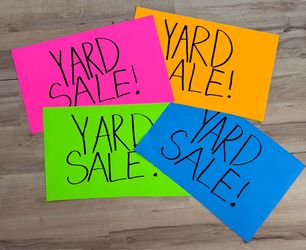 YARD SALE!