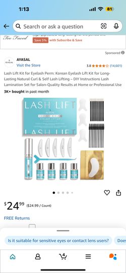 Brand New Lash Lift Kit