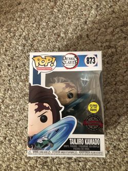 Tanjiro Kamado Glow In The Dark With Dragon Funko Pop