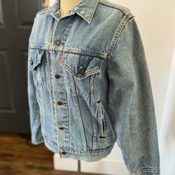 Womens Men’s Vintage 90s Levi Red Tab Jeans Jean Denim Jacket