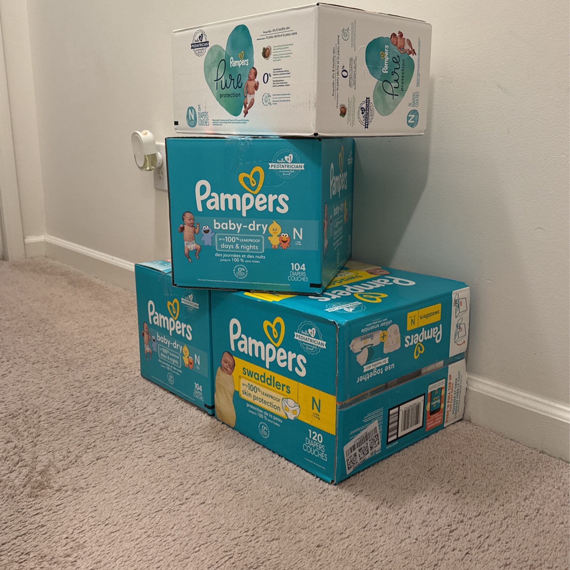 Pampers Baby Dry Size N 