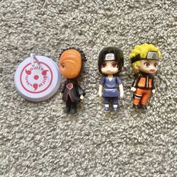 Anime Naruto Set Of 3 Figures