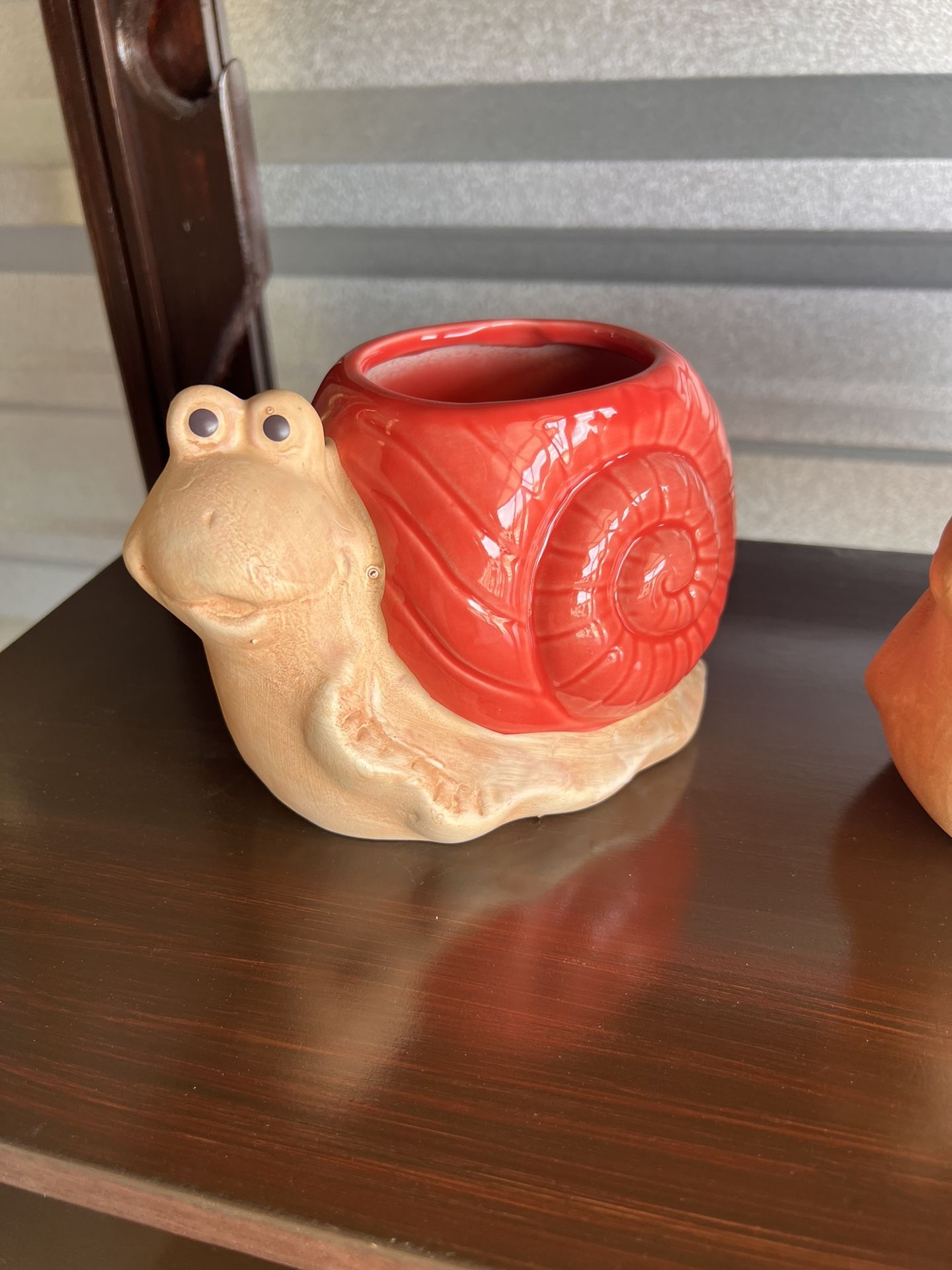 Snail Ceramic Planter