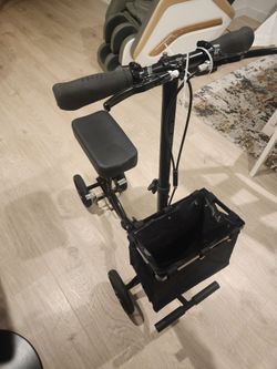 Knee Scooter for Adults, Lightweight Knee Walker for Foot Injury
300lbs Foldable Knee Scooter, 8" Widened TPR Wheels, Crutch Alternative with Adjustab