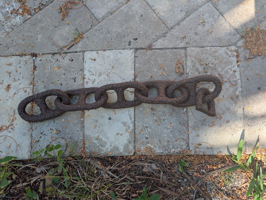 Rare Vintage Figure 8 Link Anchor Chain