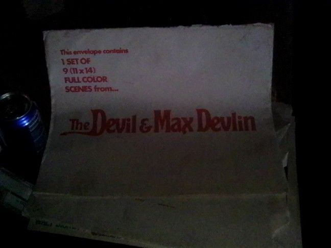 This Envelope Contains One Set Of 9 11x14 Food Color Scenes From The Devil And Max Devlin Walt Disney Productions