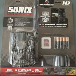 sonix cellular trail camera brand new