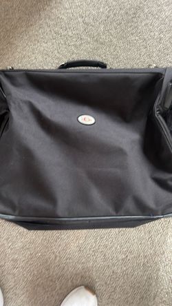 Black Nylon Garment Bag with Handle