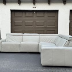 🛋️ Sectional Couch/Sofa - Leather - 3 Recliners - Delivery Available 🚛