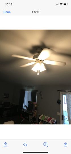42’ White Ceiling Fan