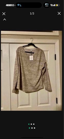 NWT beige sweater