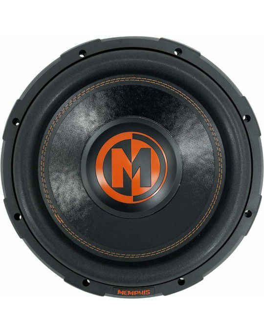 Memphis Audio MJP1244 12 in 1500 Watt MOJO Pro Car Audio Subwoofer DVC 4 ohm Sub, Black

